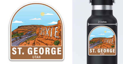 Dixie Rock Sticker St. George Utah