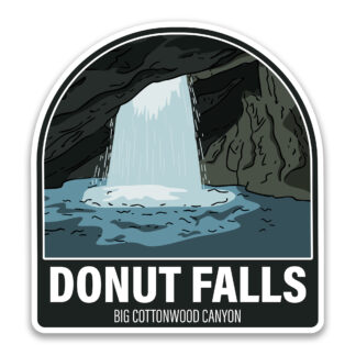 Donut Falls Sticker