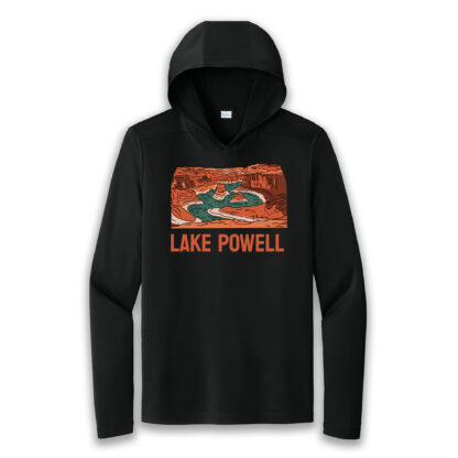 Lake Powell Sun Hoodie Black