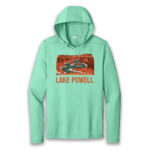 Lake Powell Sun Hoodie Bright Seafoam