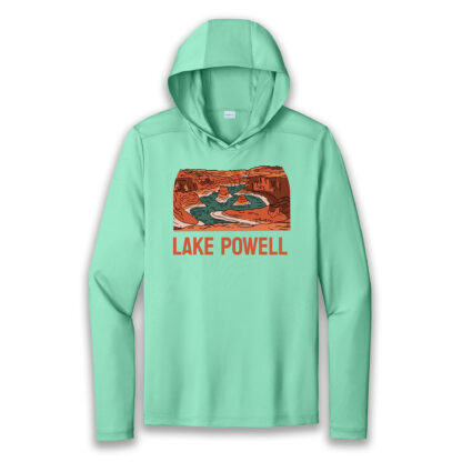 Lake Powell Sun Hoodie Bright Seafoam