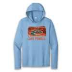 Lake Powell Sun Hoodie Light Blue