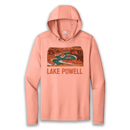 Lake Powell Sun Hoodie Soft Coral