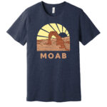 Moab T Shirt Heather Navy