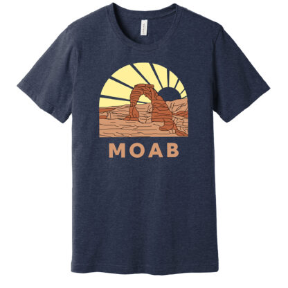 Moab T Shirt Heather Navy