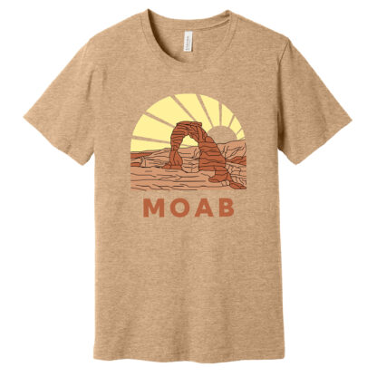 Moab T Shirt Heather Sand