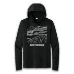 Mount Timpanogos Sun Hoodie Black