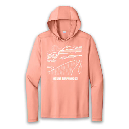Mount Timpanogos Sun Hoodie Soft Coral