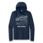 Mount Timpanogos Sun Hoodie True Navy