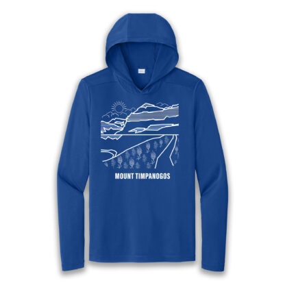 Mount Timpanogos Sun Hoodie True Royal