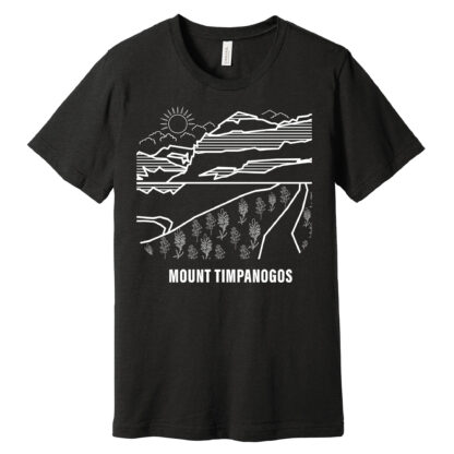 Mount Timpanogos T Shirt Black