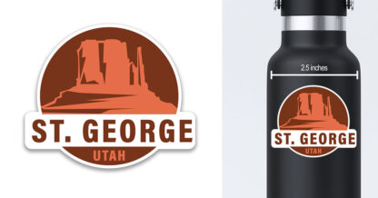 Saint George Utah Sticker Preview