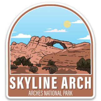 Skyline Arch Sticker Arches National Park
