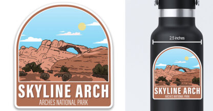 Skyline Arch Sticker Arches National Park Preview