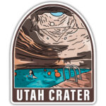 Utah Crater Sticker