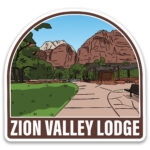 Zion National Park Lodge Sticker