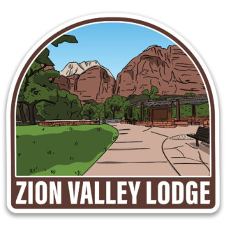 Zion National Park Lodge Sticker