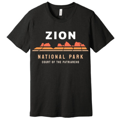 Zion National Park T Shirt black