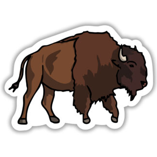 sticker featuring the American Bison