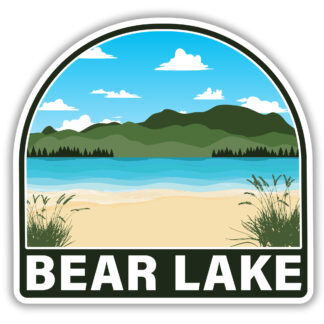 Sticker of Bear Lake landscape