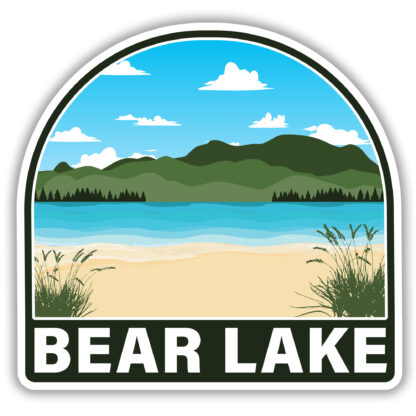 Sticker of Bear Lake landscape