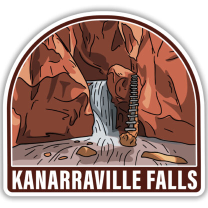 sticker featuring Kanarraville Falls