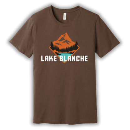Lake Blanche T Shirt in Heather Brown