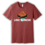 Lake Blanche T Shirt in Heather Canvas Red