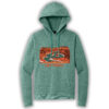 eucalyptus blue pullover hoodie with an image of Lake Powell