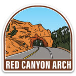 Red Canyon Sticker Arch