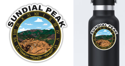 Sundial Peak Sticker - Image 2