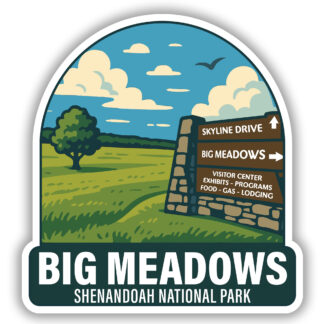 Sticker featuring Big Meadows, Shenandoah National Park