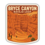 Bryce Canyon Sticker of Navajo Loop
