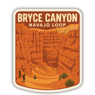 Bryce Canyon Sticker of Navajo Loop