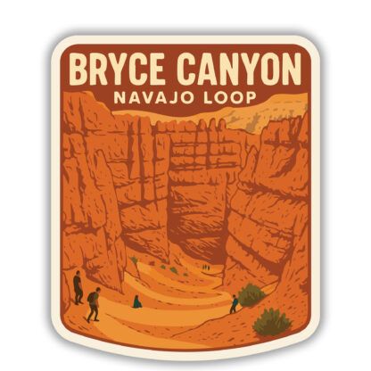 Bryce Canyon Sticker of Navajo Loop