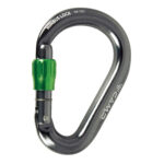 CAMP Nimbus lock Carabiner Gun Metal and Green