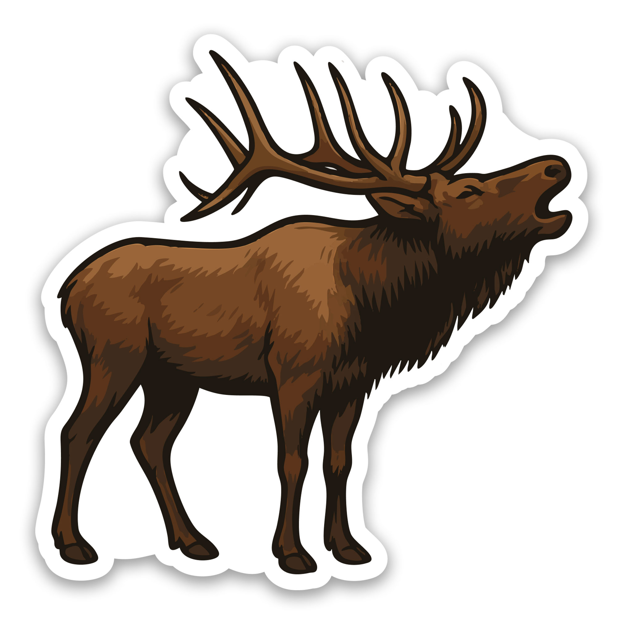 Elk Sticker