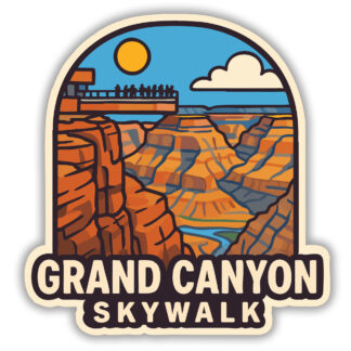 Grand Canyon Sticker featuring the Skywalk
