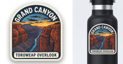Grand Canyon Sticker - Toroweap Overlook - Image 2