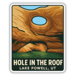 Hole In The Roof Sticker from Lake Powell, Utah