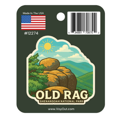 Old Rag Mountain Sticker UPC