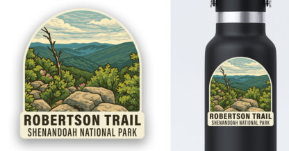 Robertson Trail Shenandoah National Park Sticker