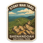 Stony Man Trail Sticker Shenandoah National Park