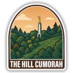 The Hill Cumorah Sticker of the hill and memorial