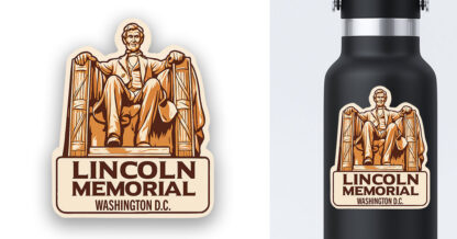 Lincoln Memorial Sticker Preview