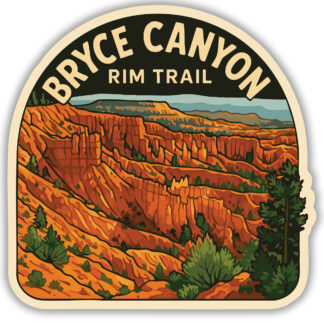 Bryce Canyon Sticker Rim Trail