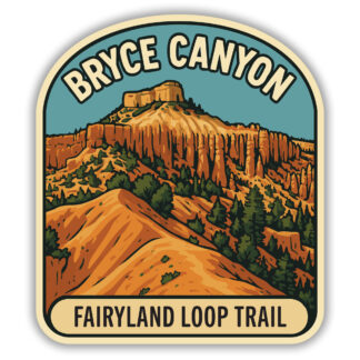 Bryce Canyon Sticker of Fairyland Loop Trail
