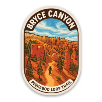 Bryce Canyon Sticker Peekaboo Loop Trail