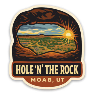 Hole N The Rock Sticker Moab UT