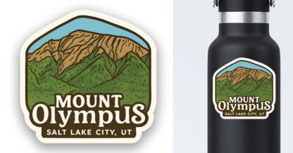 Mount Olympus Sticker Utah Preview
